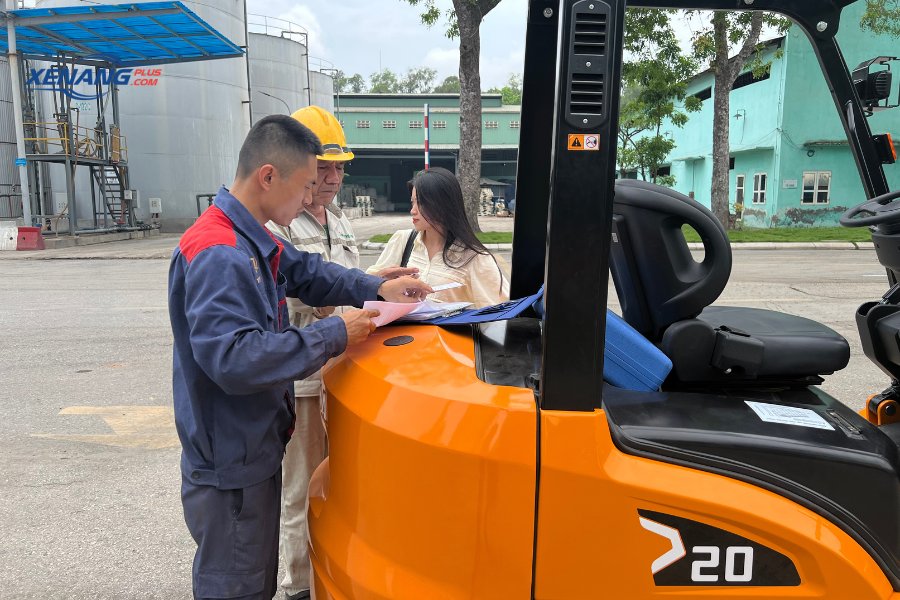 Quy trình sửa chữa tại Xe Nâng Plus đảm bảo đúng quy trình không phát sinh chi phí