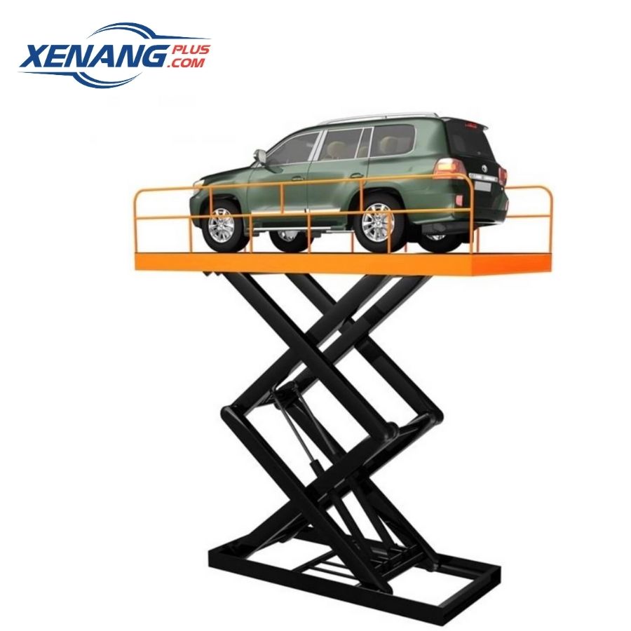 Xe nâng bàn Hangcha chủ yếu sử dụng cơ cấu nâng hạ thủy lực