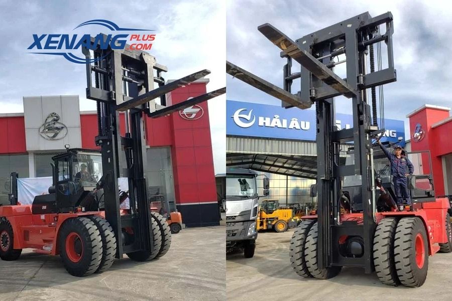 Xe nâng dầu 25 tấm sở hữu nhiều tính năng an toàn, đảm bảo cho người và hàng hóa