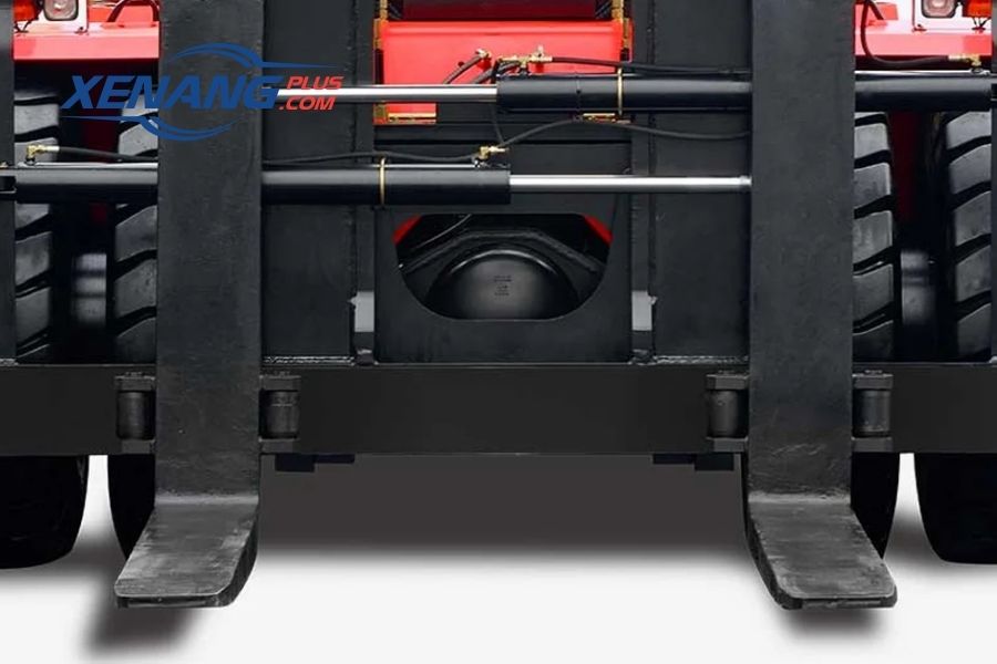 Khung xe sử dụng thép hợp kim Q550D dày 36mm bền bỉ