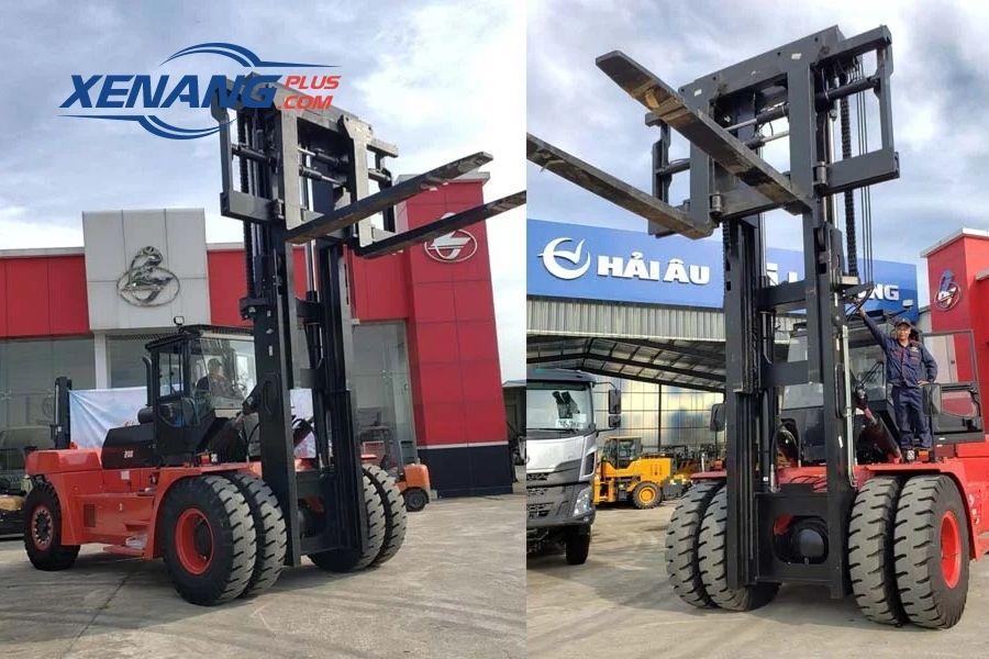 Xe nâng dầu 30 tấn có tải trọng lớn, tối ưu đáng kể hiệu suất vận chuyển hàng hóa 