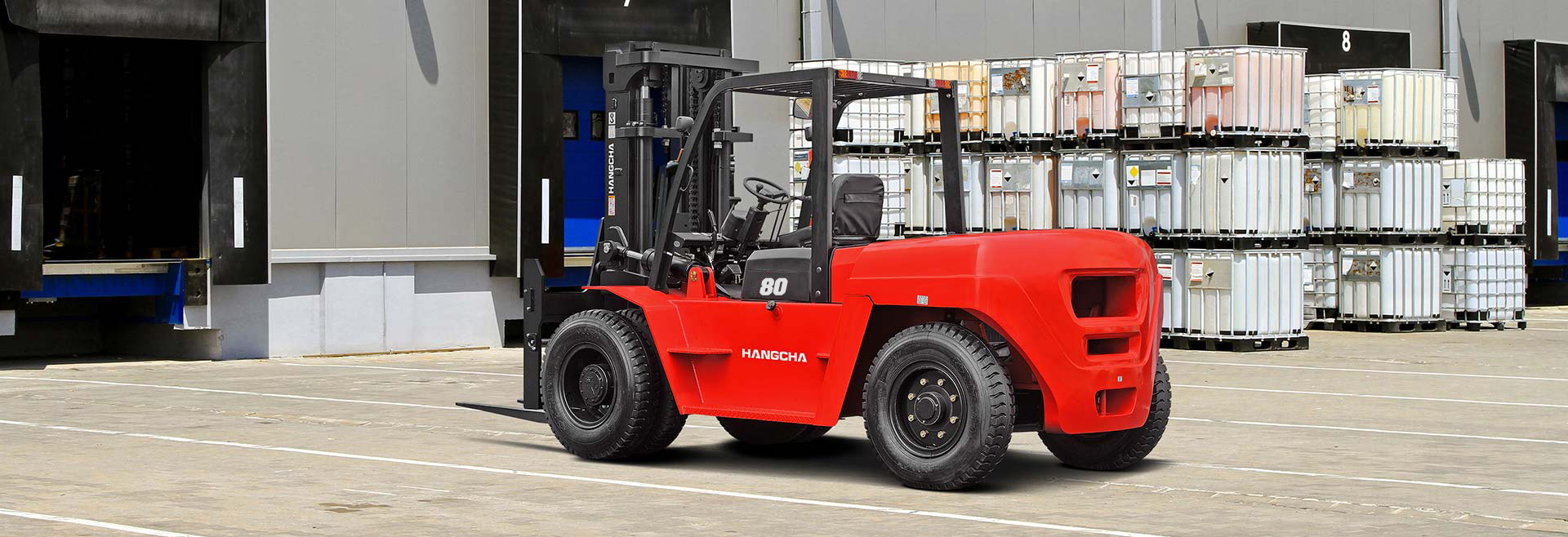 Xe nâng dầu 8 tấn