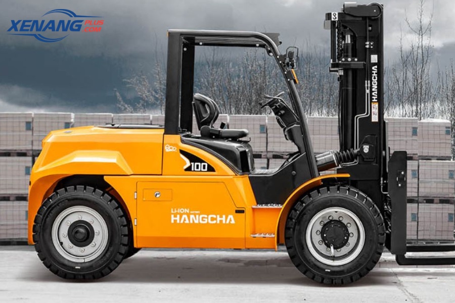 Xe nâng điện 10 tấn phù hợp cho các doanh nghiệp xử lý hàng nặng, pallet lớn hoặc thiết bị công nghiệp