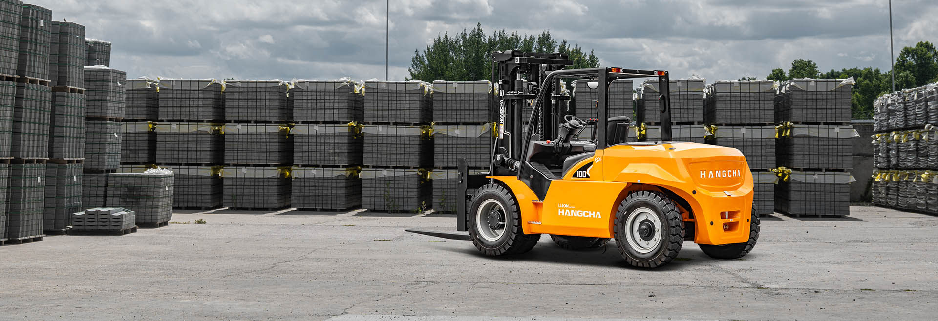 Xe nâng điện 10 tấn