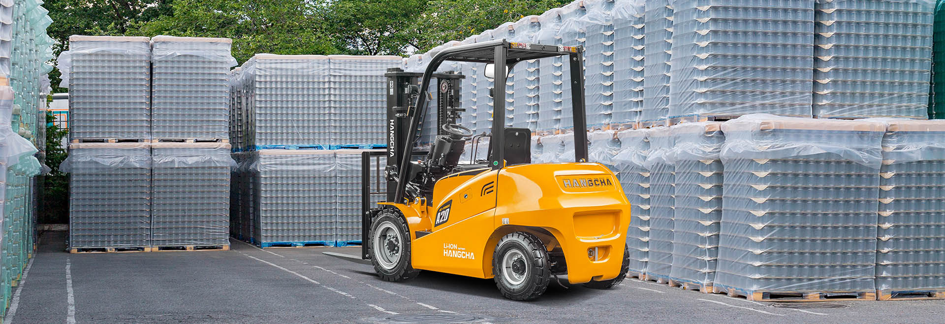 Xe nâng điện ngồi lái