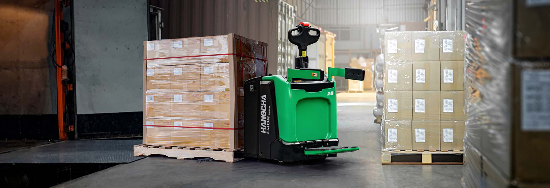 Xe nâng điện đứng lái 2 tấn