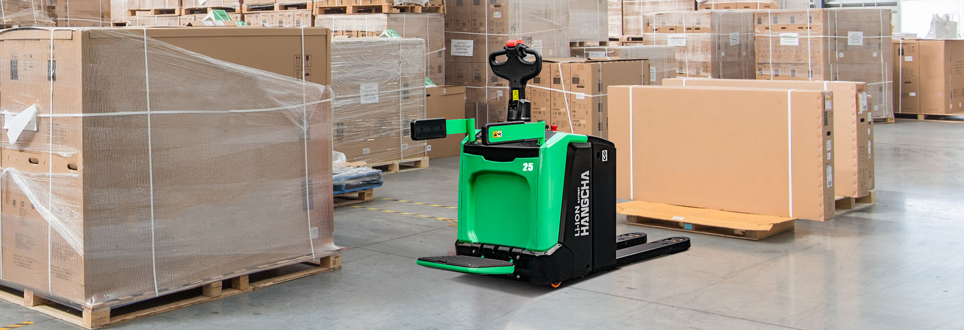 Xe nâng điện đứng lái 2.5 tấn