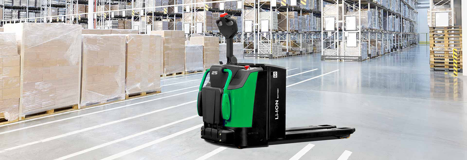 Xe nâng điện thấp 2.5 tấn