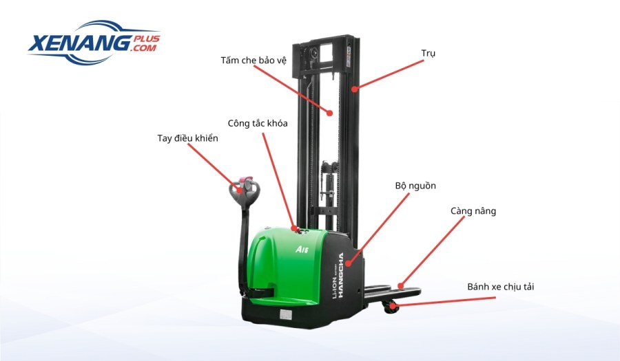 Xe nâng tay có cấu tạo đơn giản