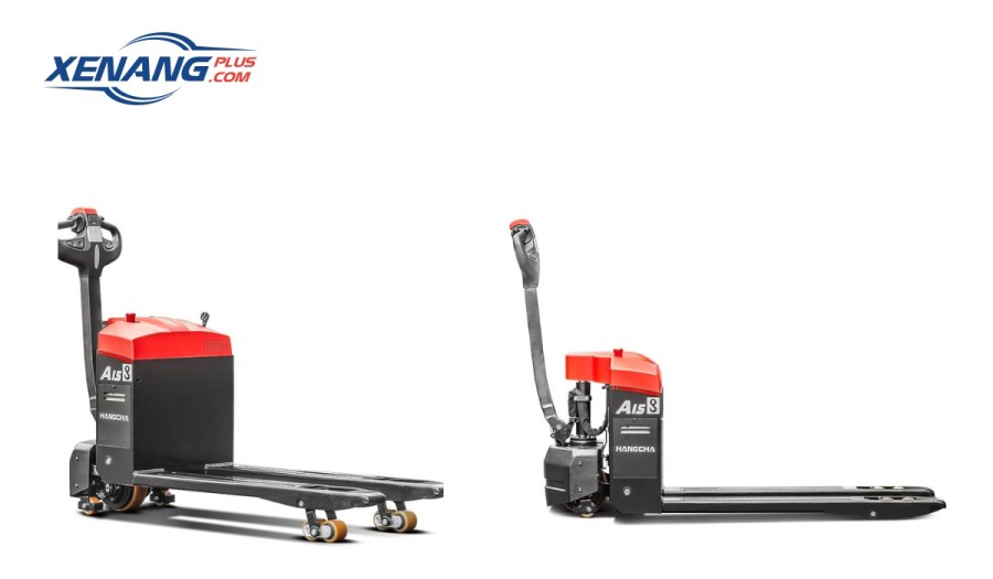Xe nâng tay điện thấp có thiết kế nhỏ gọn