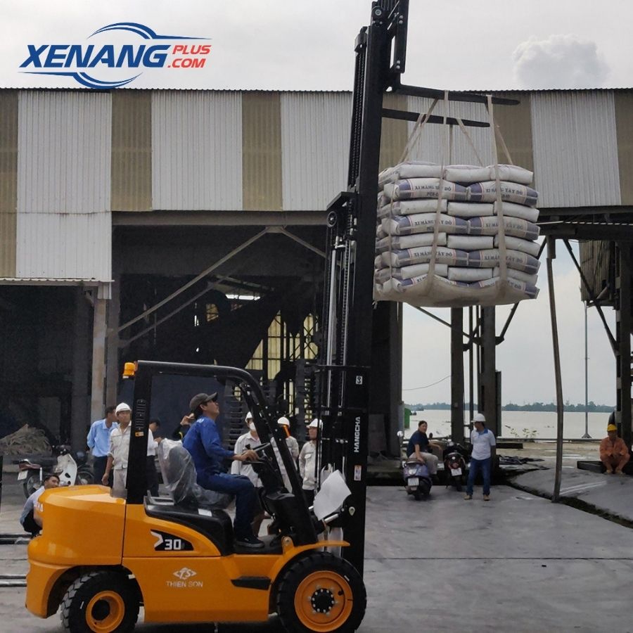 Khung xe nâng xi măng chịu lực tốt