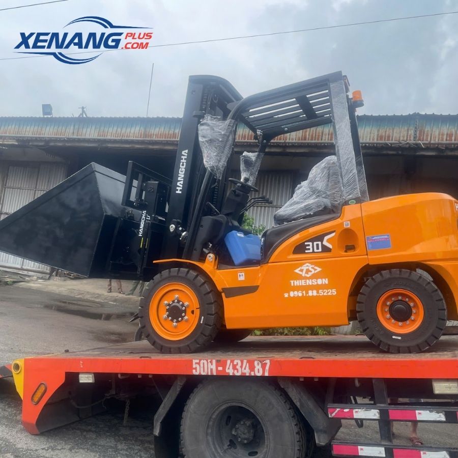 Xe nâng xúc lật Hangcha